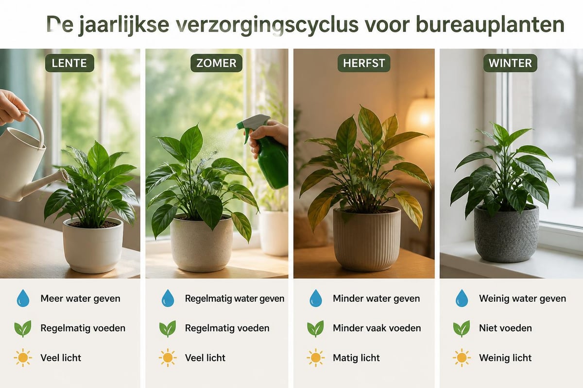 Seizoensgebonden bureau plant verzorging