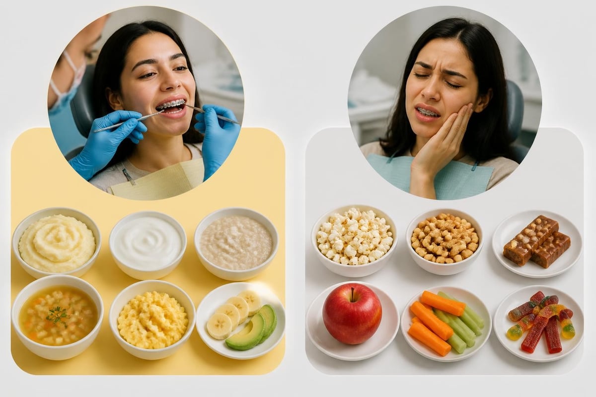 Foods to choose during orthodontic soreness