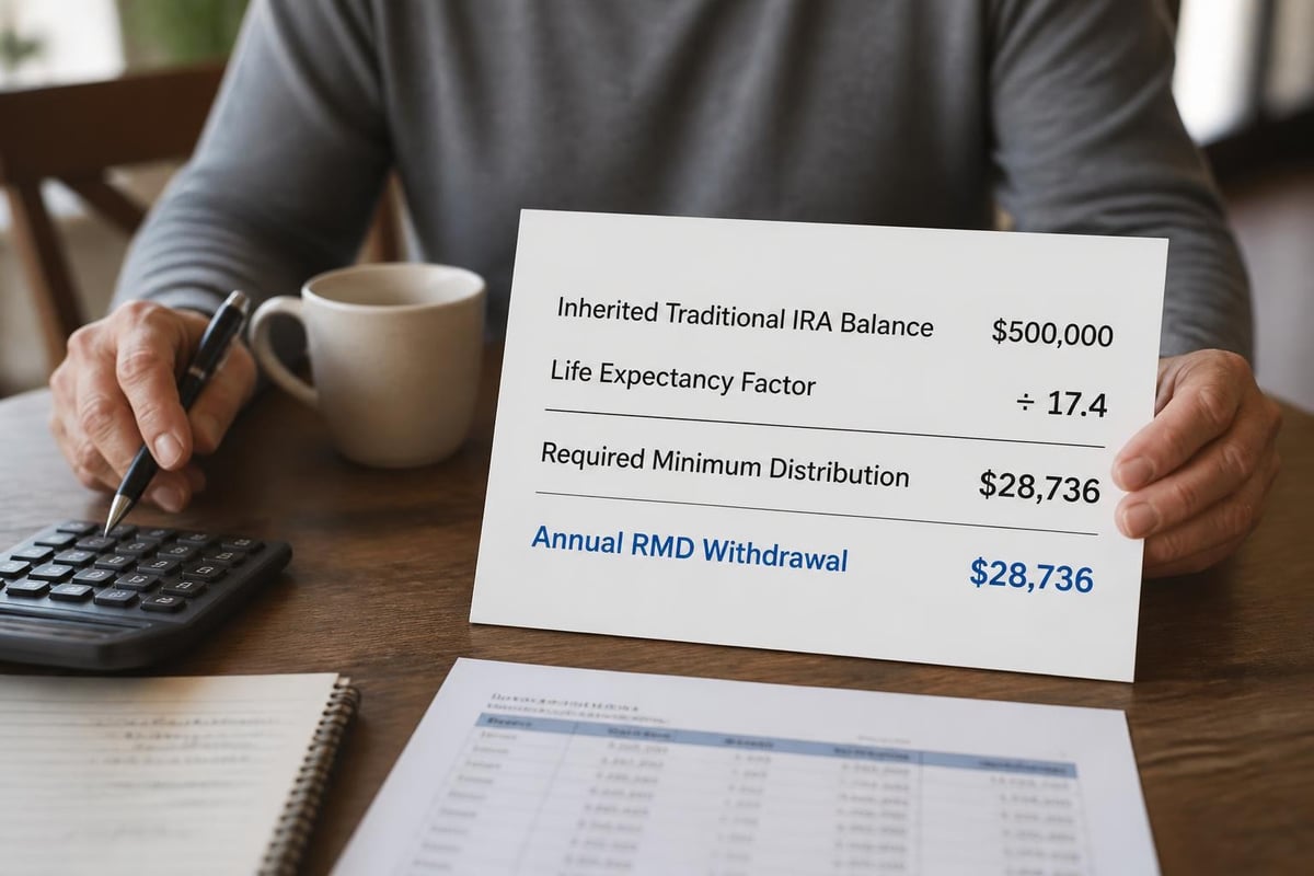 RMD calculation process