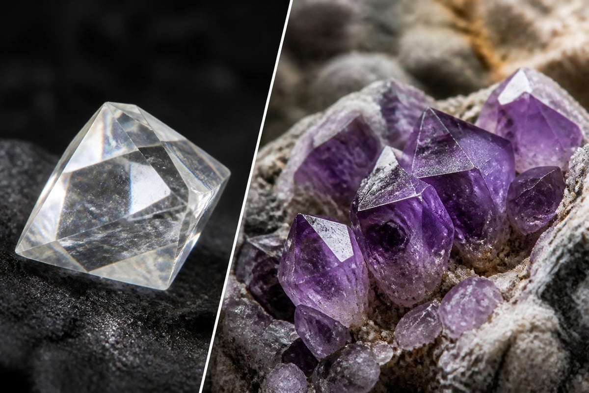 Diamond and gemstone formation processes