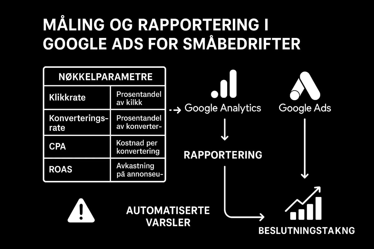 Måling av resultater og rapportering: Slik vurderer du effekten av Google Ads