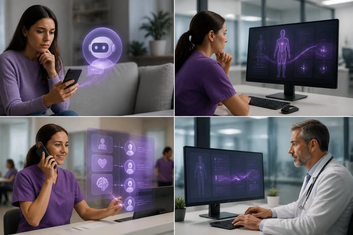 AI medical assistant workflow