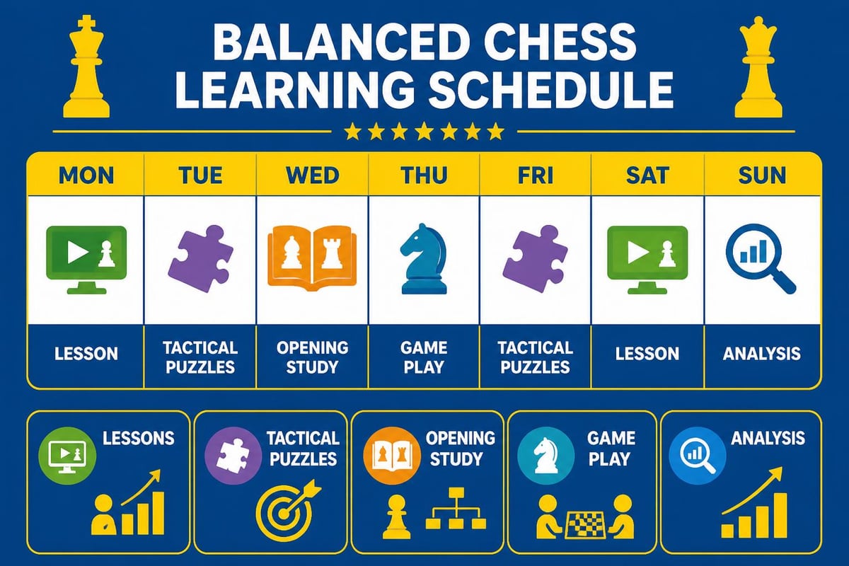 Chess study routine