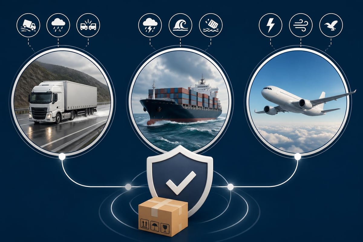 Seguros de Mercancías: Guía Completa 2026 2 Modalidades de seguro según transporte