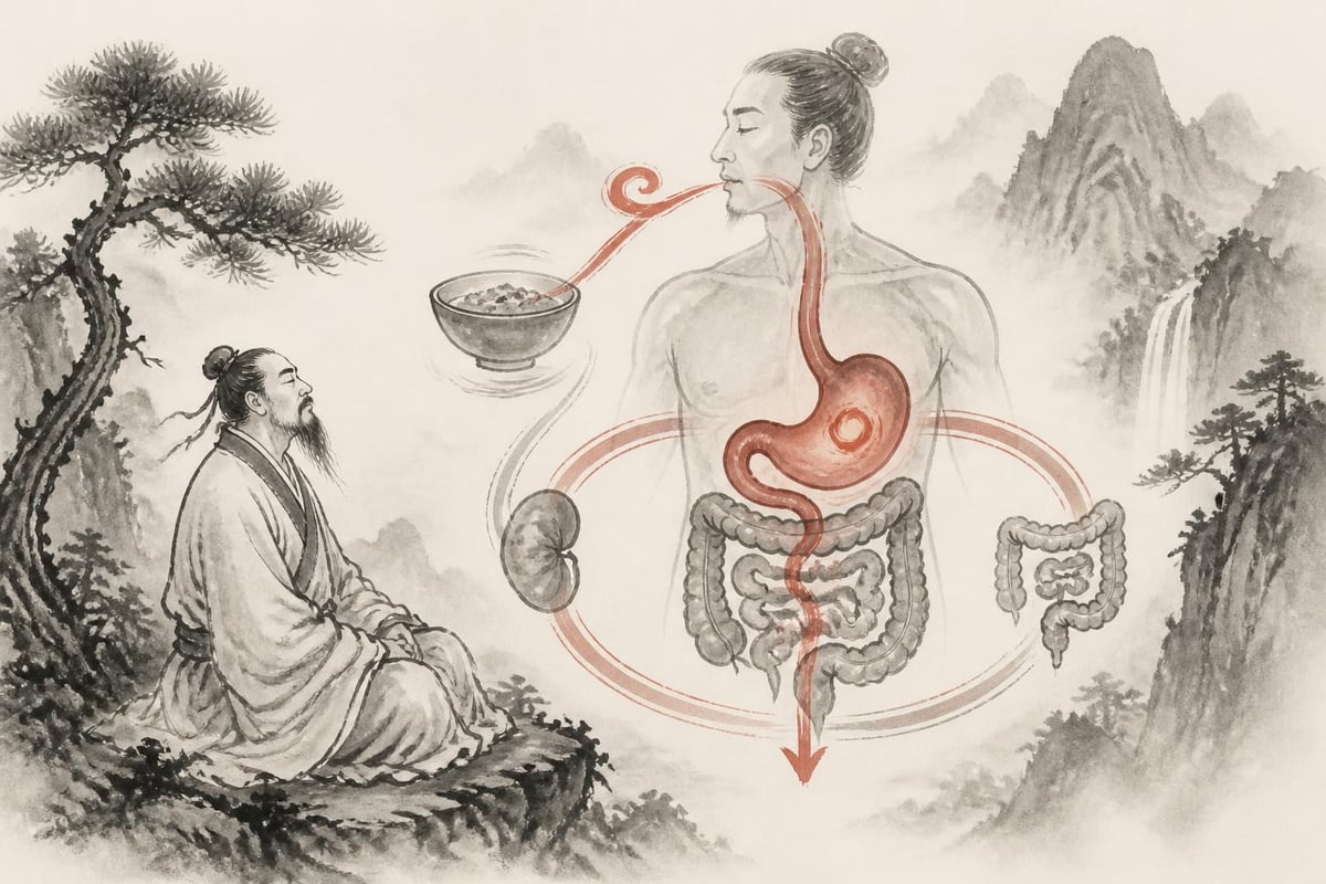 Qi flow and digestion