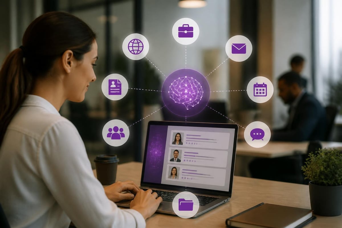 AI recruiting integration points