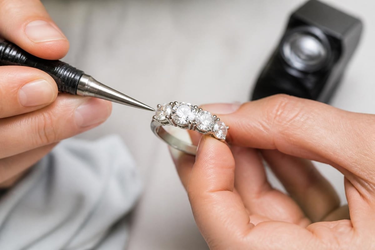 Multi-stone jewelry maintenance