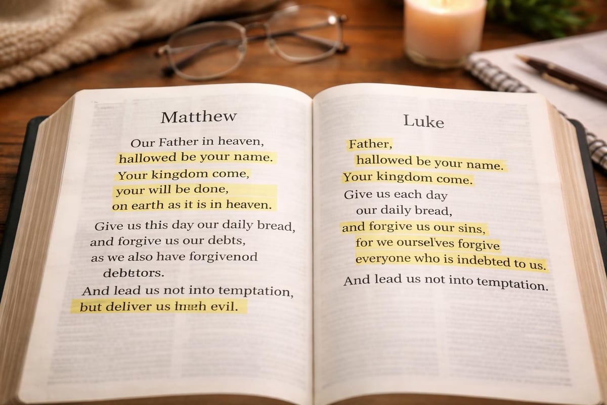 Biblical origins of the Our Father