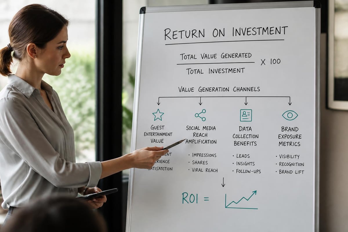 Mirror booth ROI framework