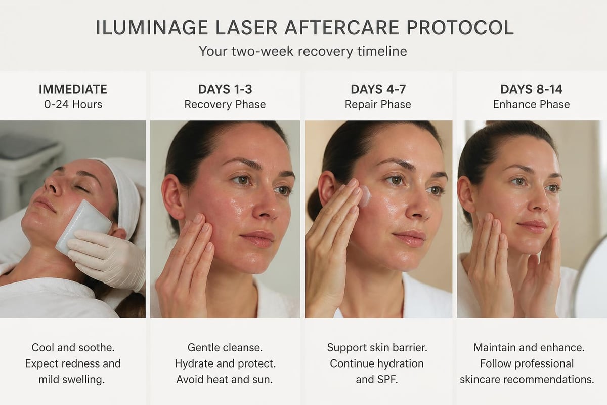 Post-treatment care routine
