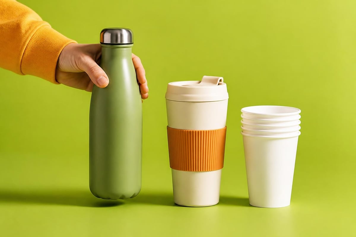 Earth Friendly Promotional Products: Your 2026 Guide 2 Sustainable drinkware impact