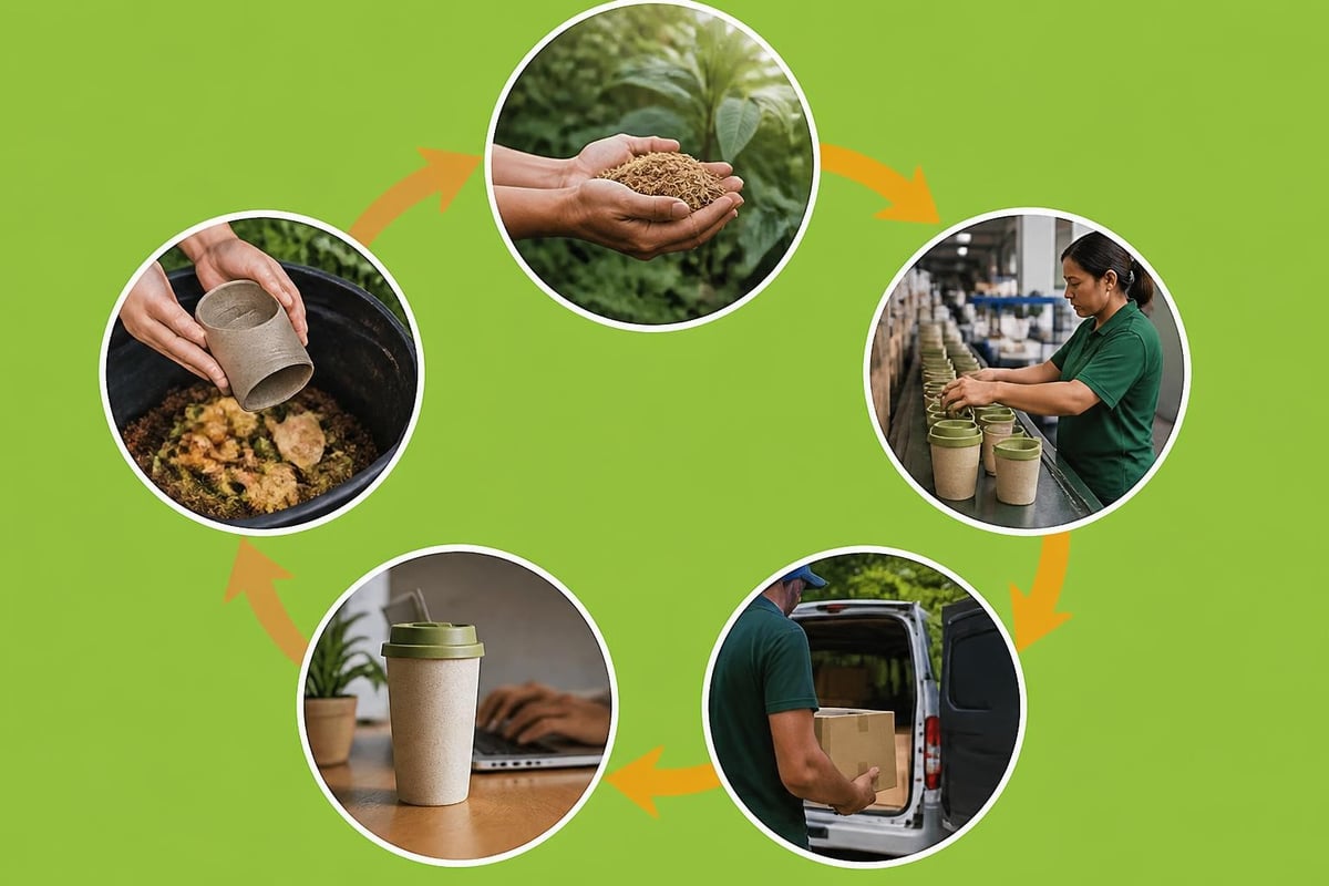 Earth Friendly Promotional Products: Your 2026 Guide 3 Sustainable promotional product lifecycle