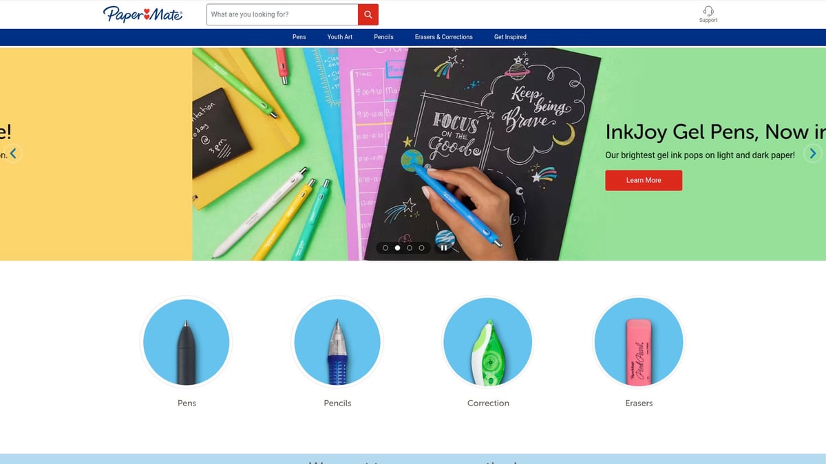 9 Essential Top Rated Ballpoint Pens for Effortless Writing 2025 - Paper Mate InkJoy 100RT