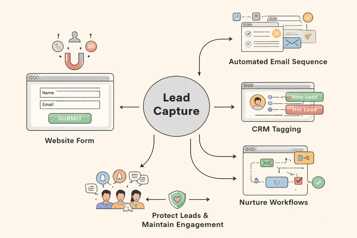 CRM automation workflow