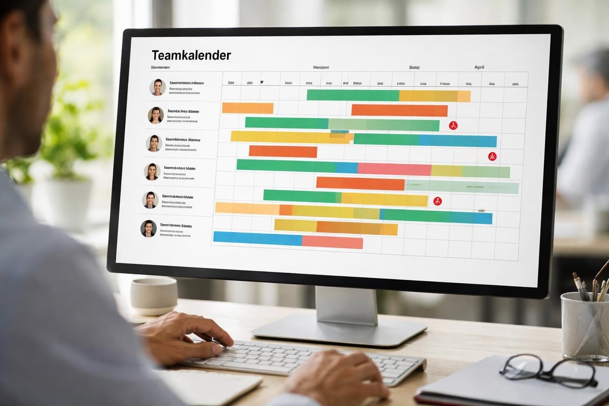 Teamkalender verlofoverzicht