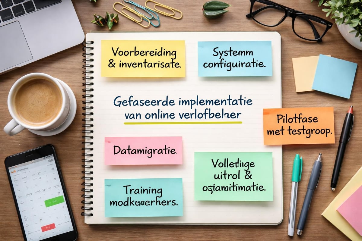 Verlofbeheer implementatie stappenplan