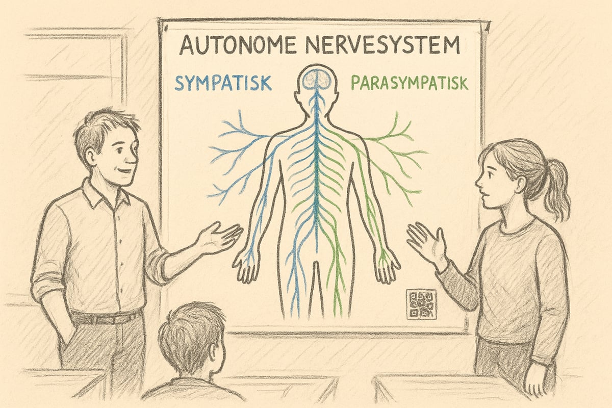 Sådan visualiserer plakater det autonome nervesystem