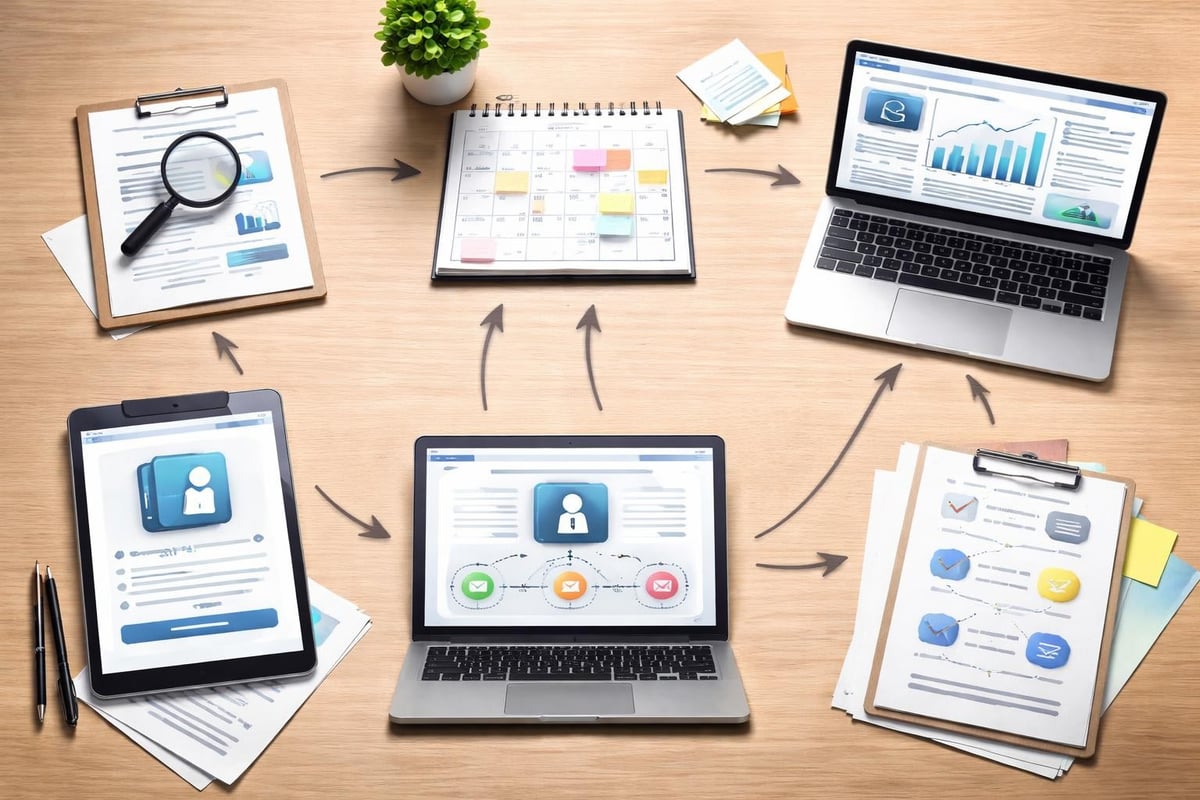 B2B content marketing workflow