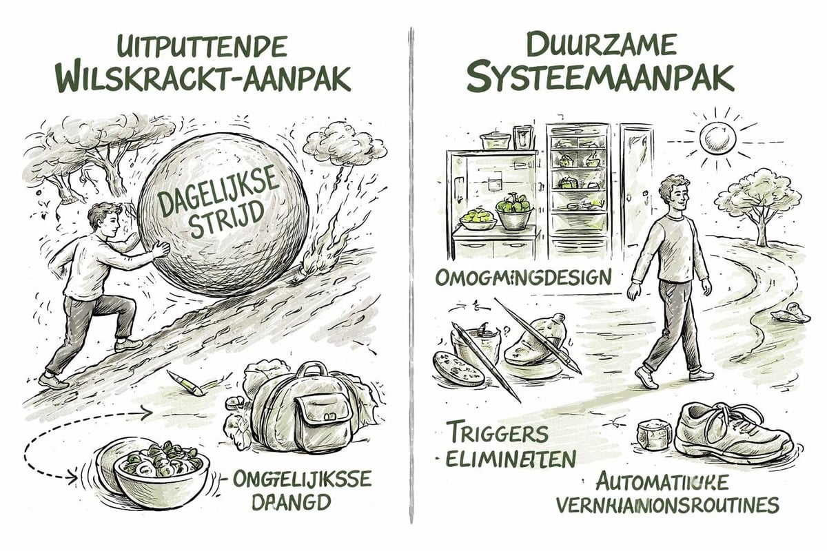 Systemen versus wilskracht bij stoppen met roken