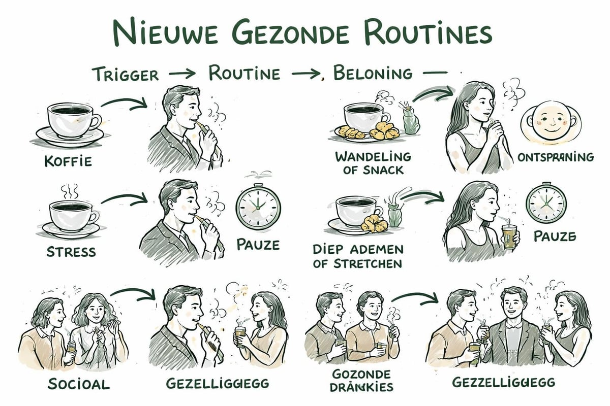 Gewoontelus doorbreken bij stoppen met roken