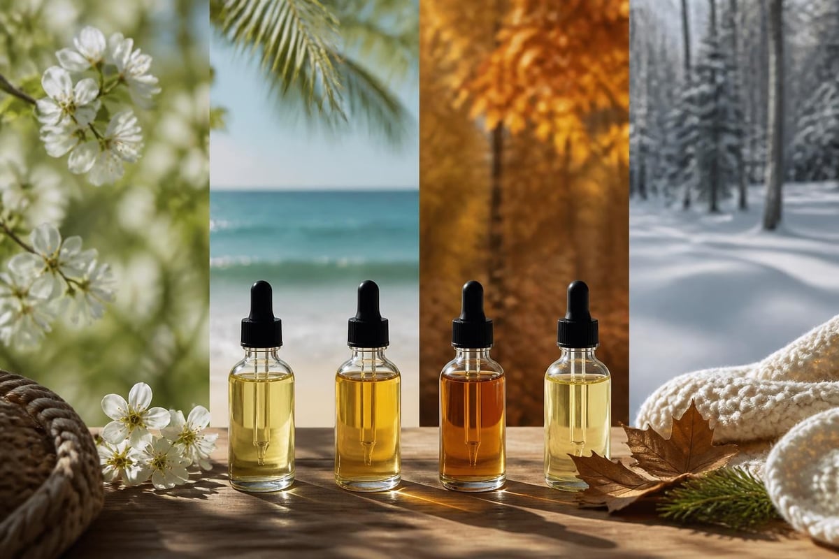 Seasonal body oil application