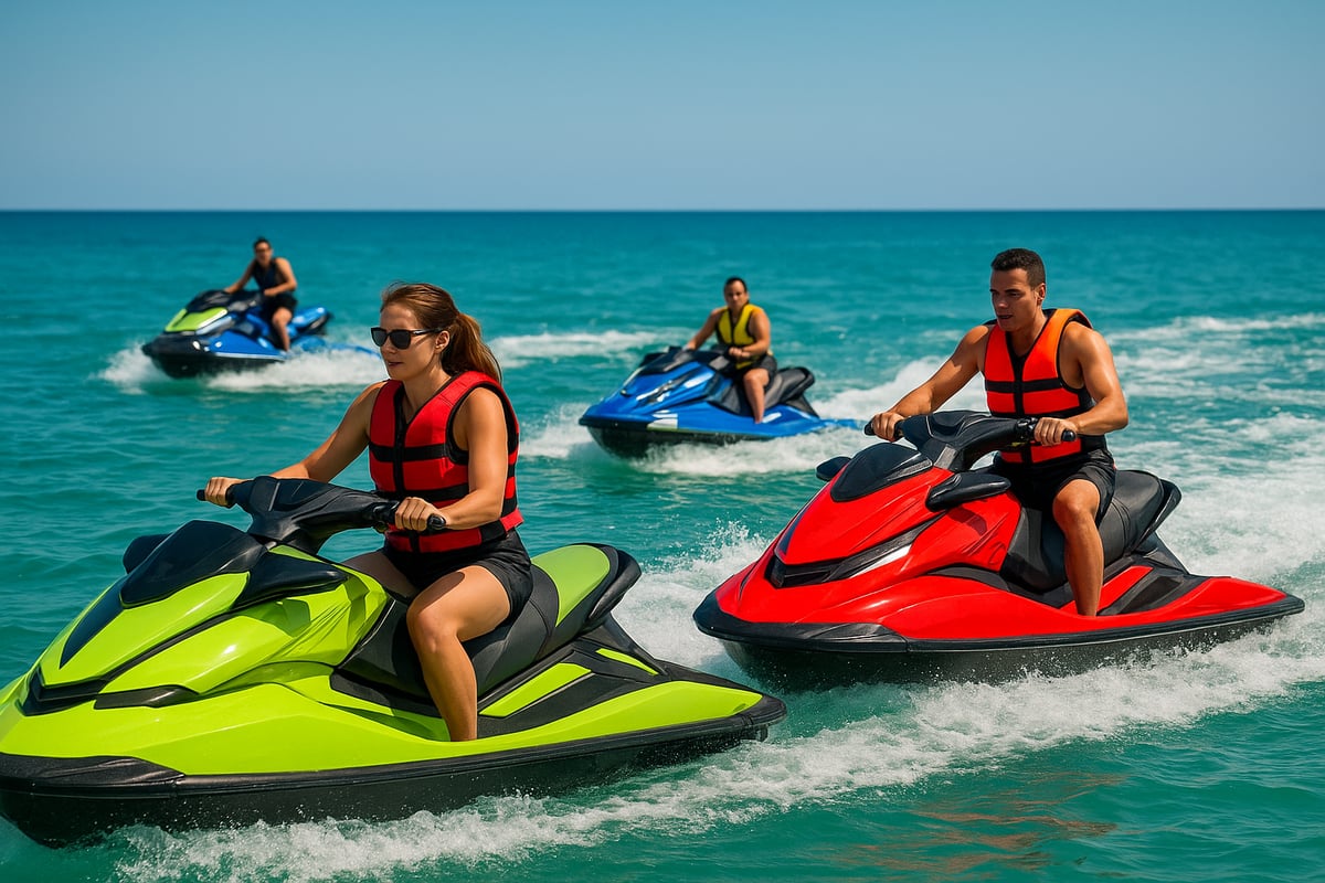 Motos de Agua Benidorm - article e20fd127 221d 493c 82c fotografia realista y de alta calidad de varias mo 0 dzhrki ¿Qué es una Moto Acuática? Tipos y Características