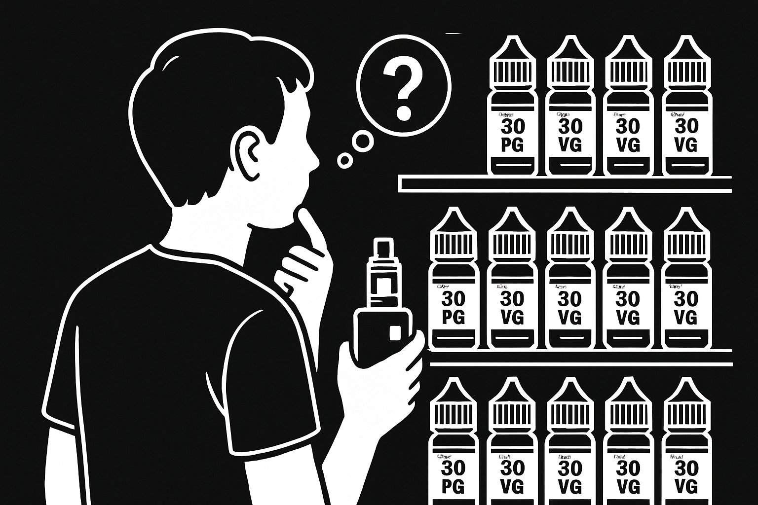 Hur väljer du rätt e-juice med 30 PG 70 VG?
