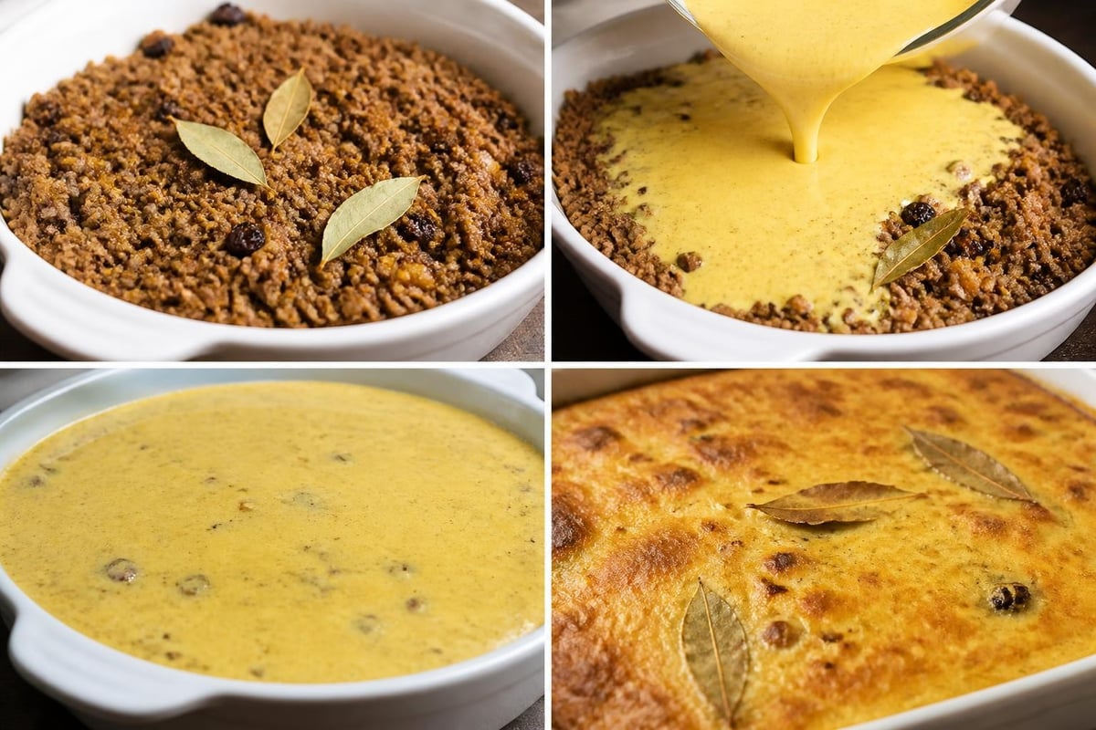 Bobotie ingredients and preparation