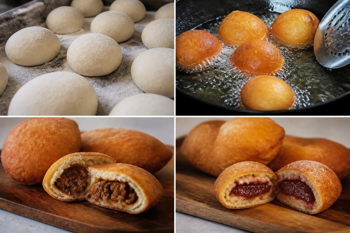 Vetkoek preparation