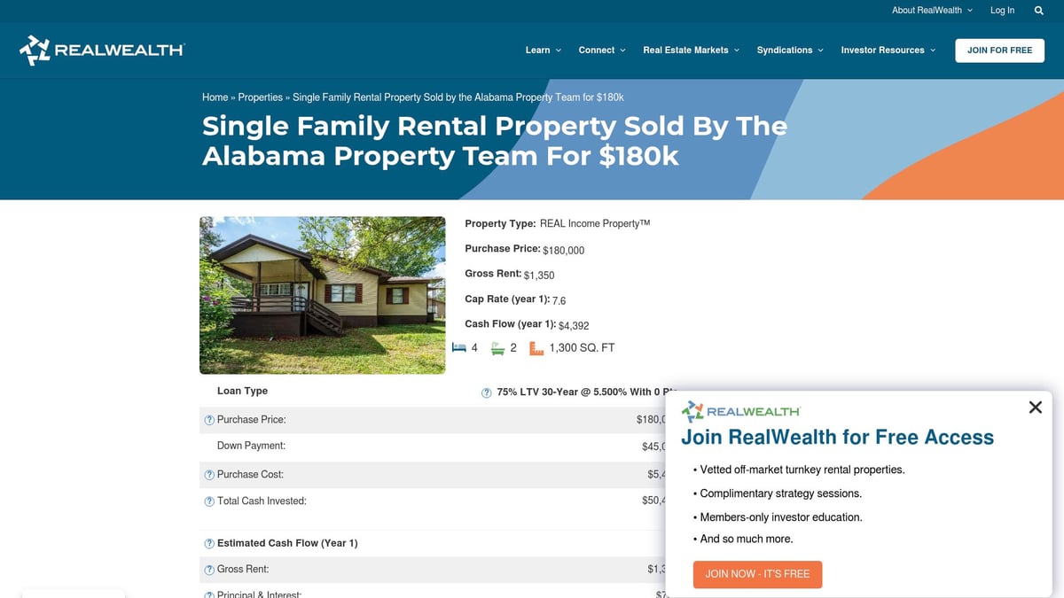 2026年に販売開始予定のおすすめターンキー物件7選 - 一戸建て賃貸物件 - アラバマ州グレイズビル