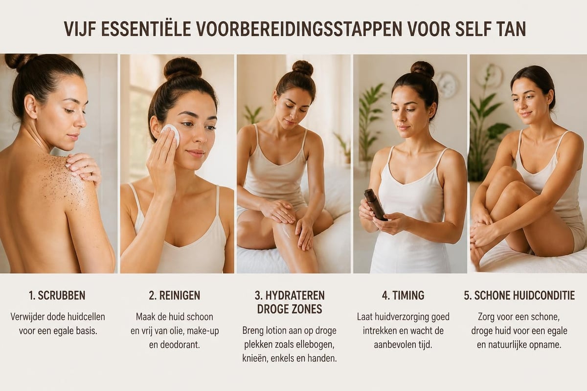 Huidvoorbereiding stappen
