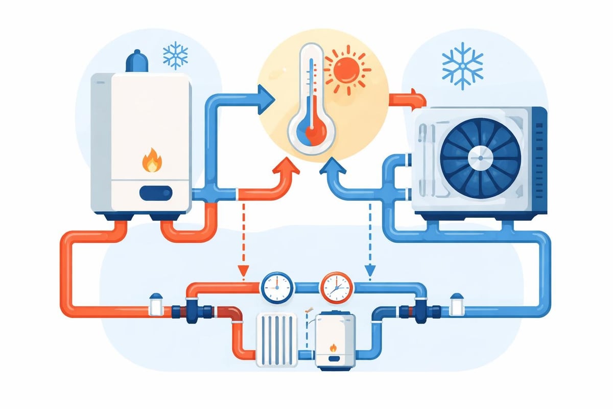 Hybridheizung Gas Wärmepumpe – System Scholz Bergmann Hamburg