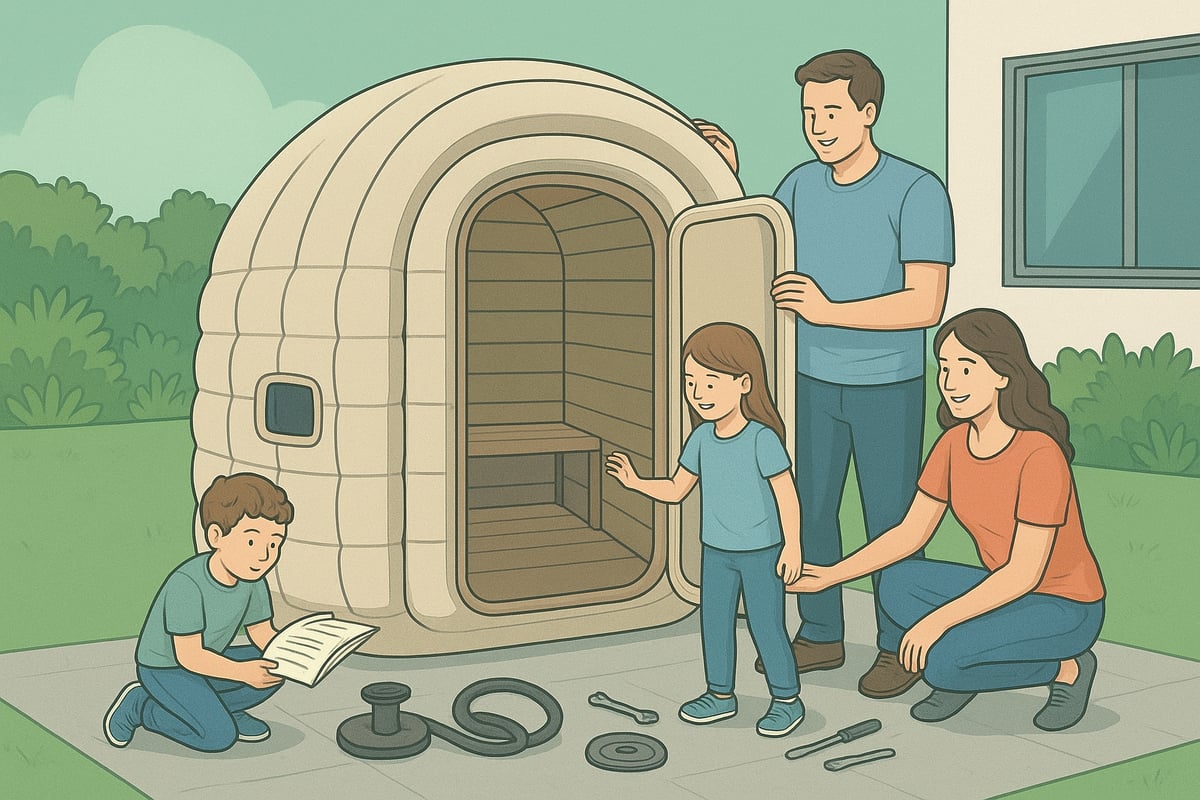 Guida Pratica all’Installazione e Uso Sicuro della Sauna Gonfiabile