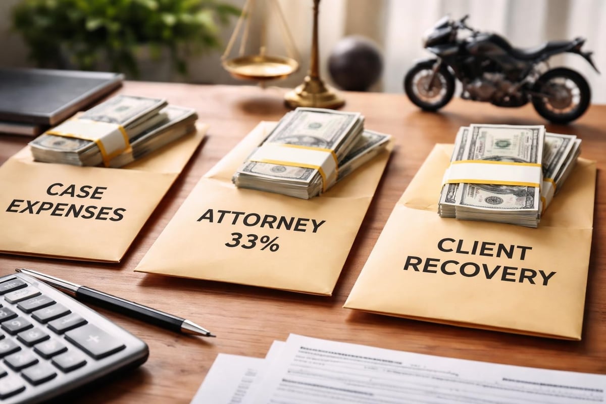 Contingency fee structure breakdown