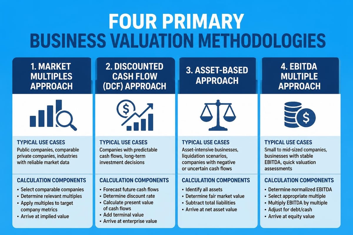 Business valuation approaches