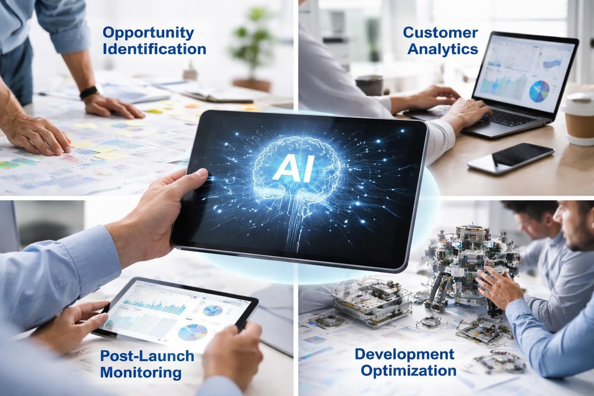 AI in product innovation workflow