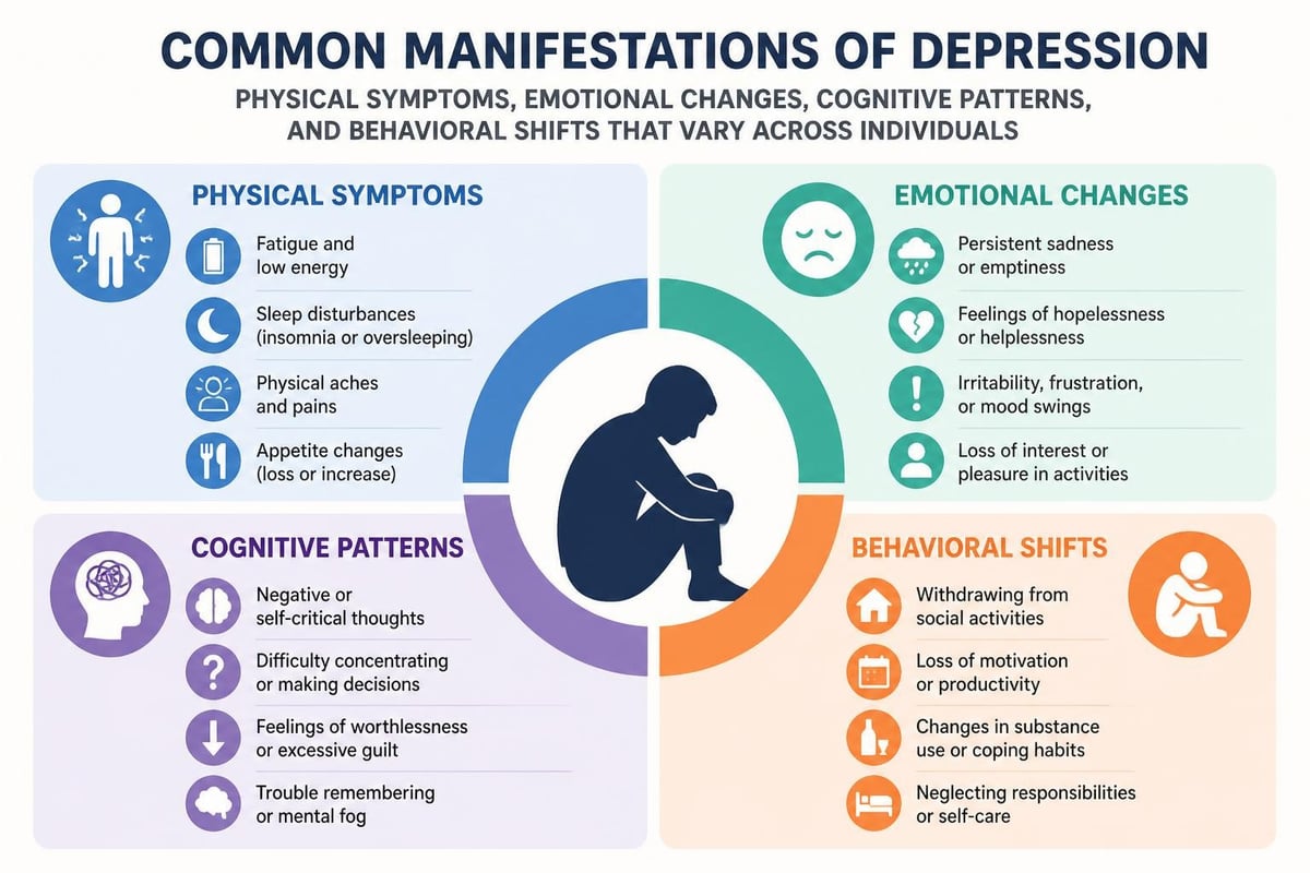 Depression symptoms and types