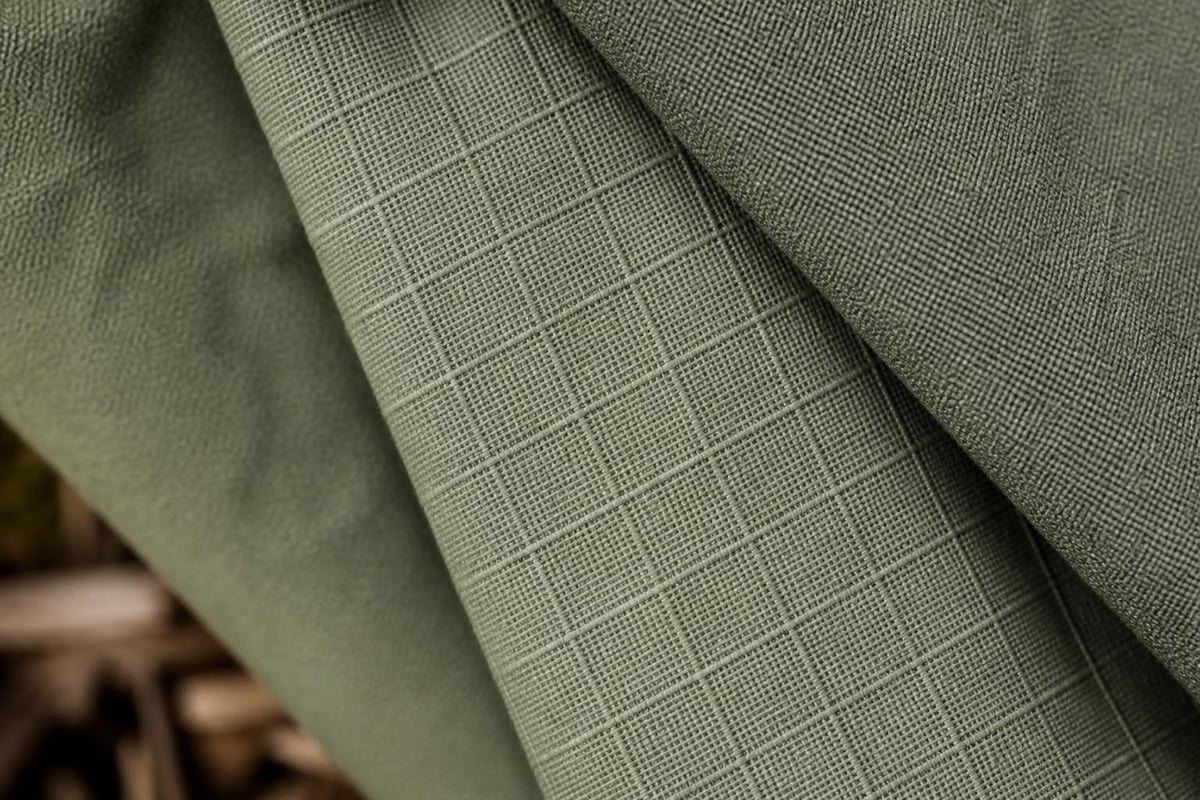 Canvas fabric weave structure