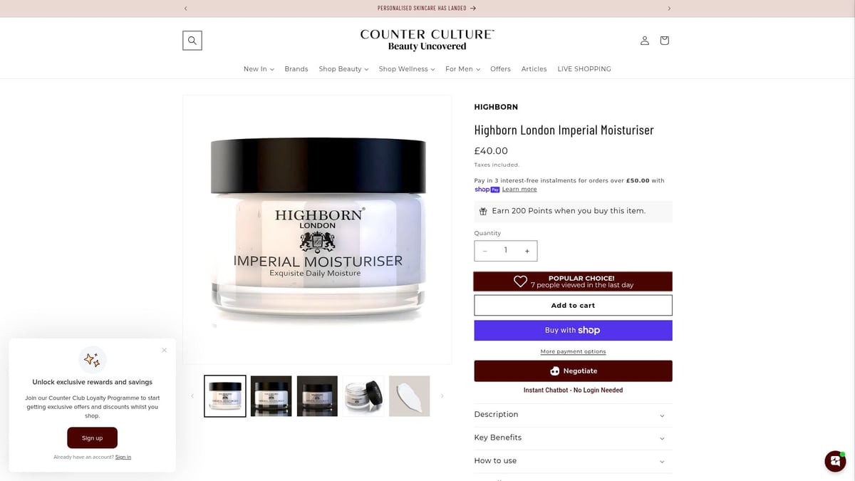 9 Essential Recommended Facial Products for Glowing Skin 2025 - Highborn London Imperial Moisturiser