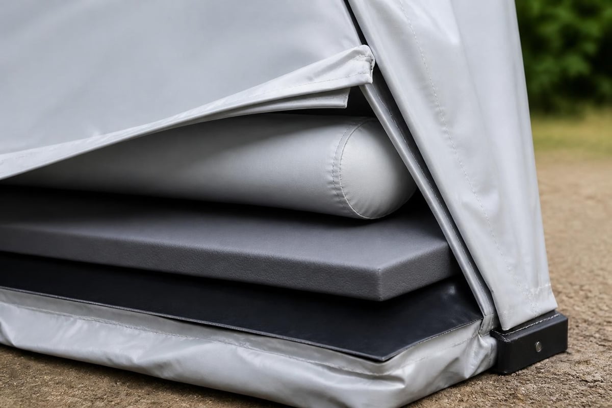 Inflatable tent materials