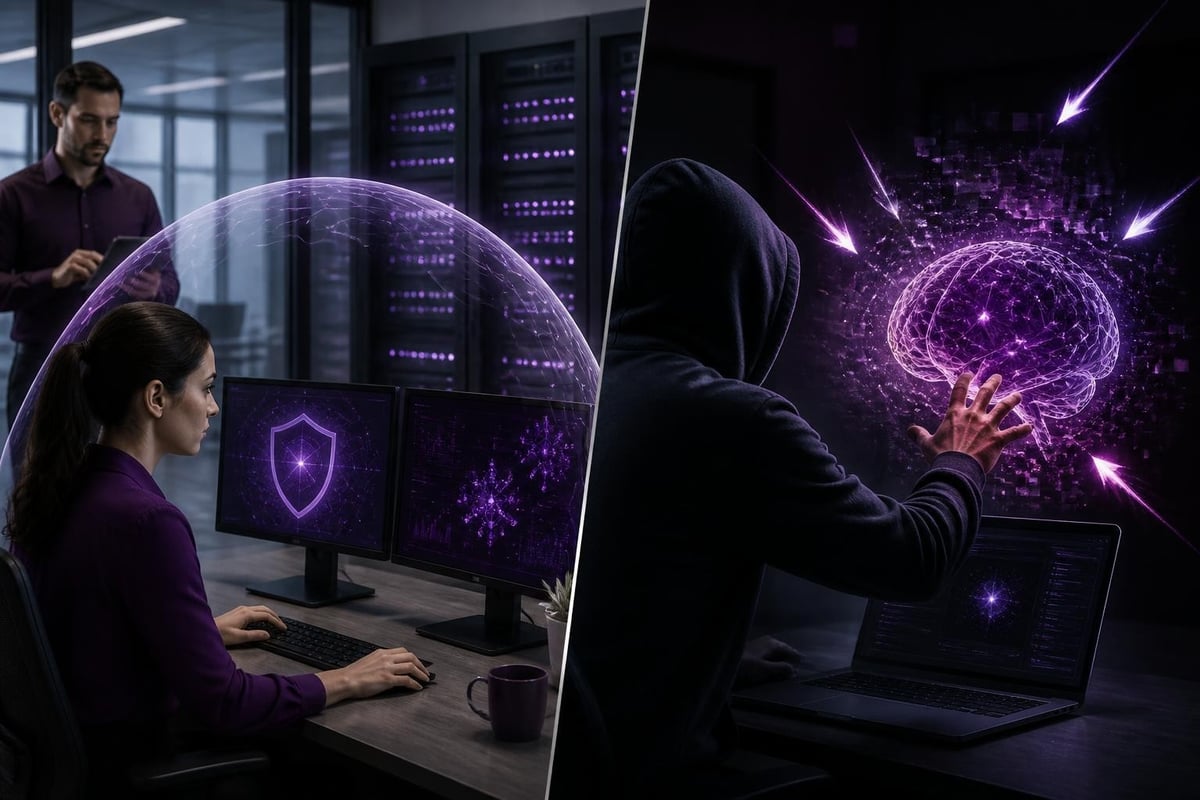 Defensive vs offensive AI cybersecurity