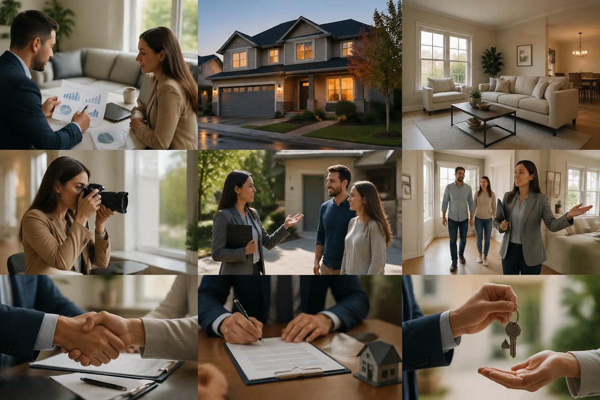 Processus de vente via une agence immobilière