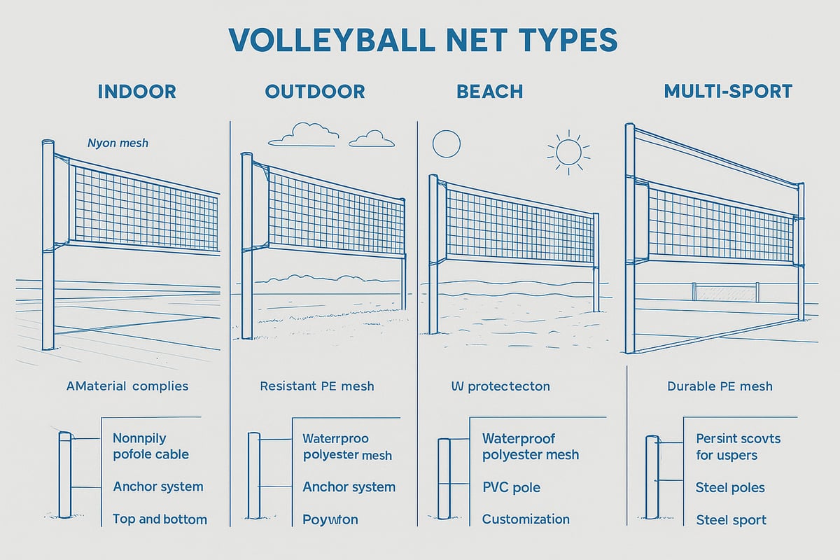 Understanding Volleyball Net Types