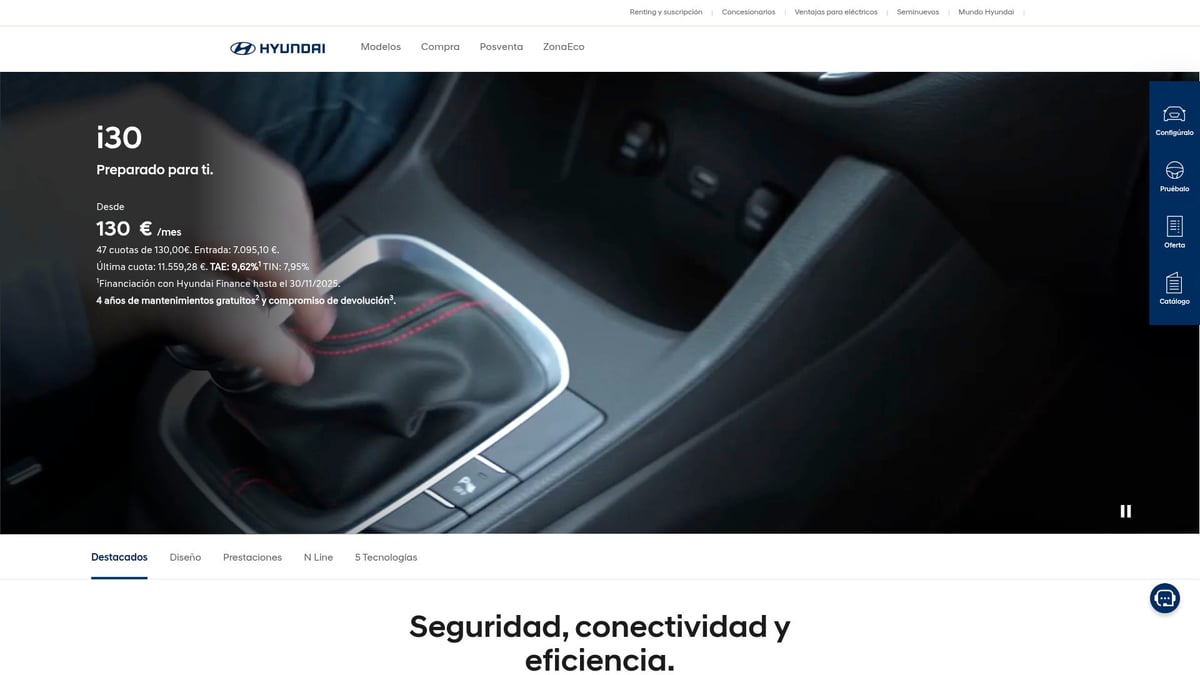 7 Imprescindibles Mejores Coches Calidad Precio en 2025 - Hyundai i30 2025