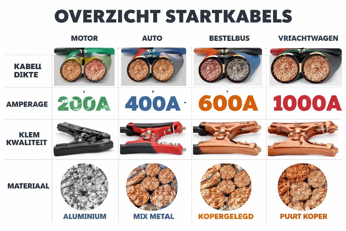 Technische specificaties startkabels