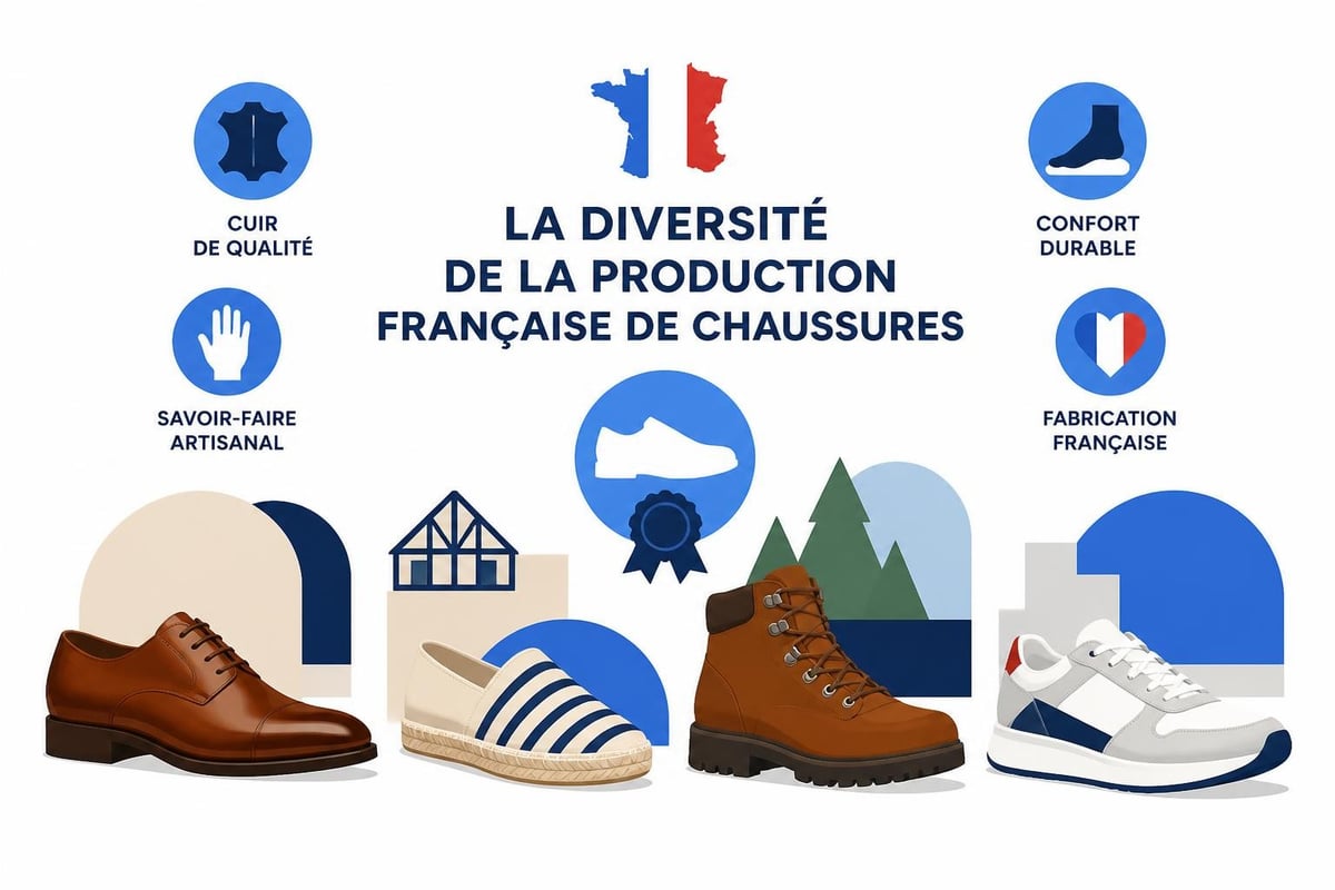 Variété chaussures françaises