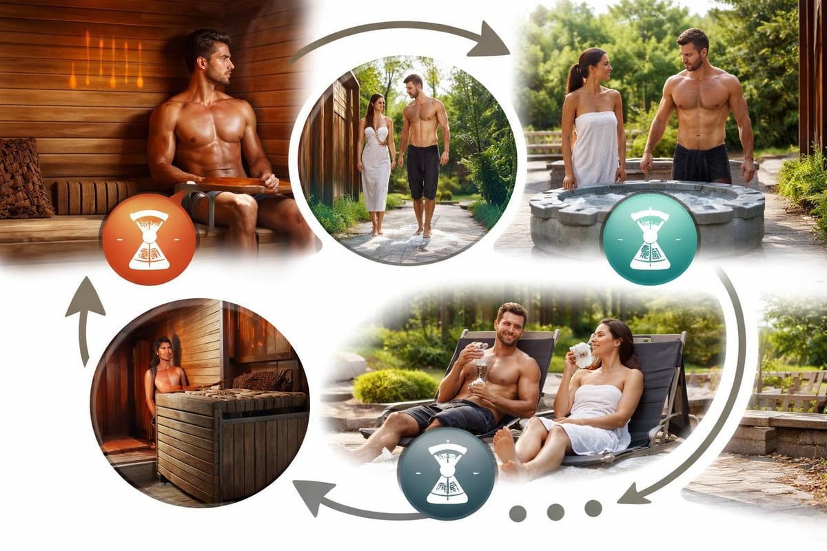 Contrast therapy protocol sequence