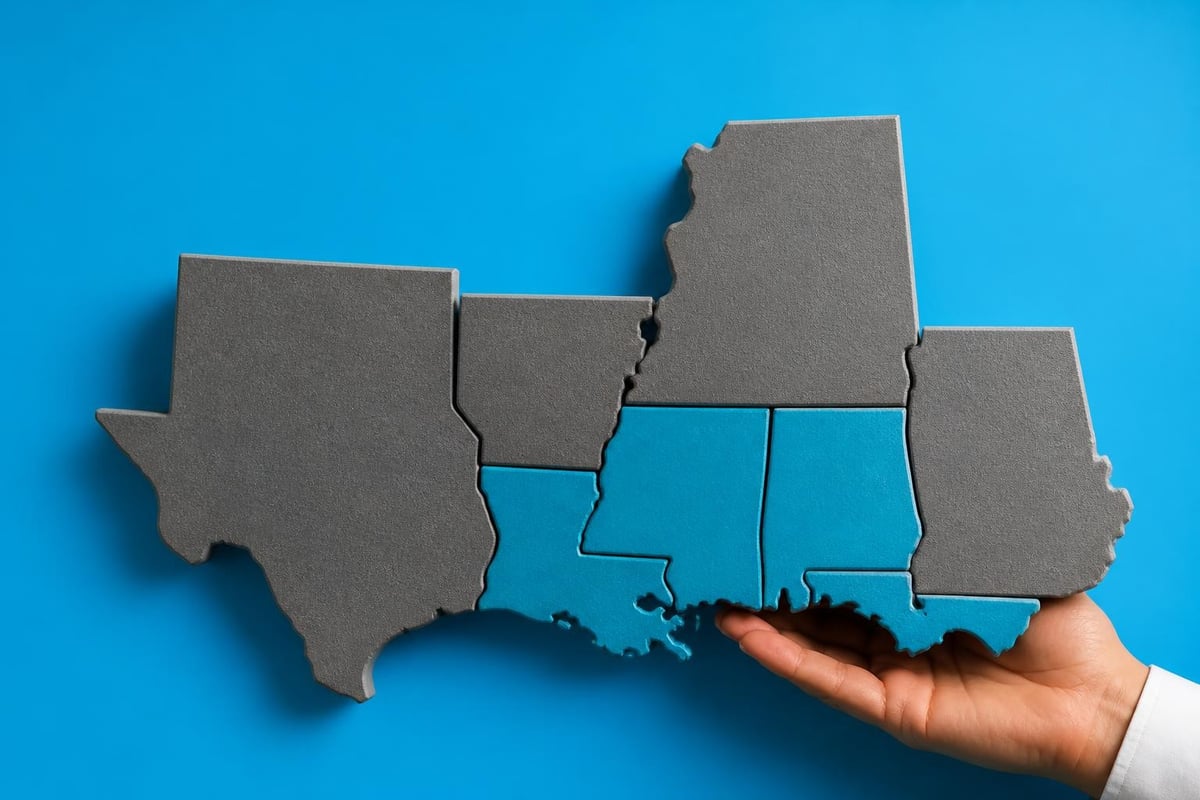 Regional staffing coverage comparison