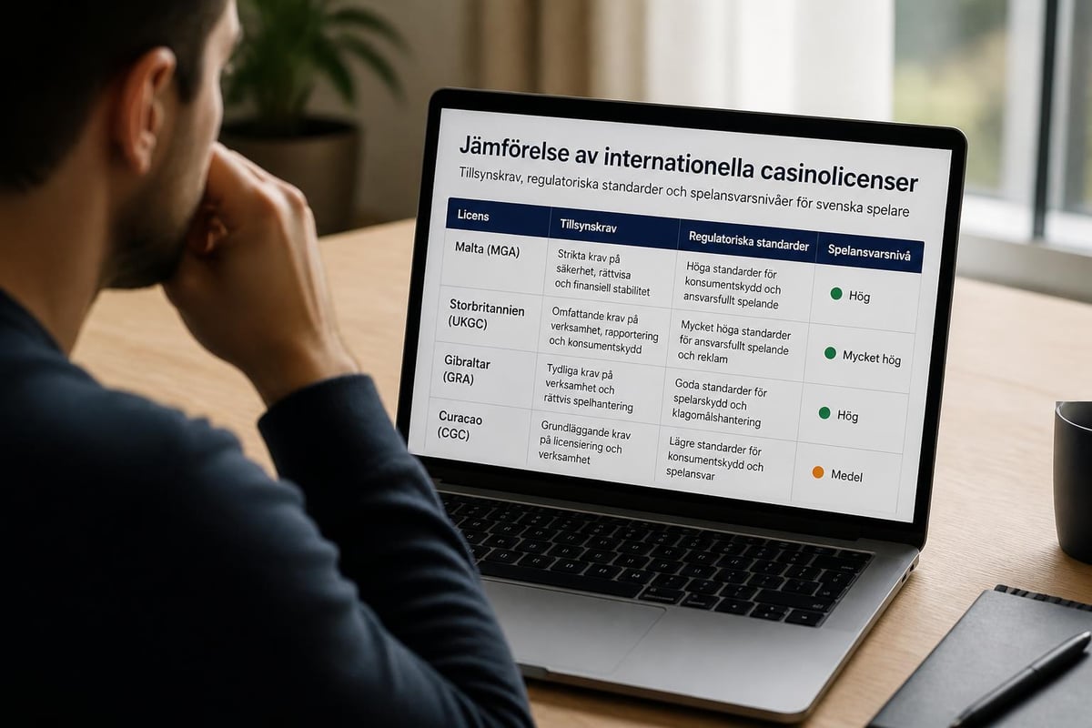 Internationella casinolicenser