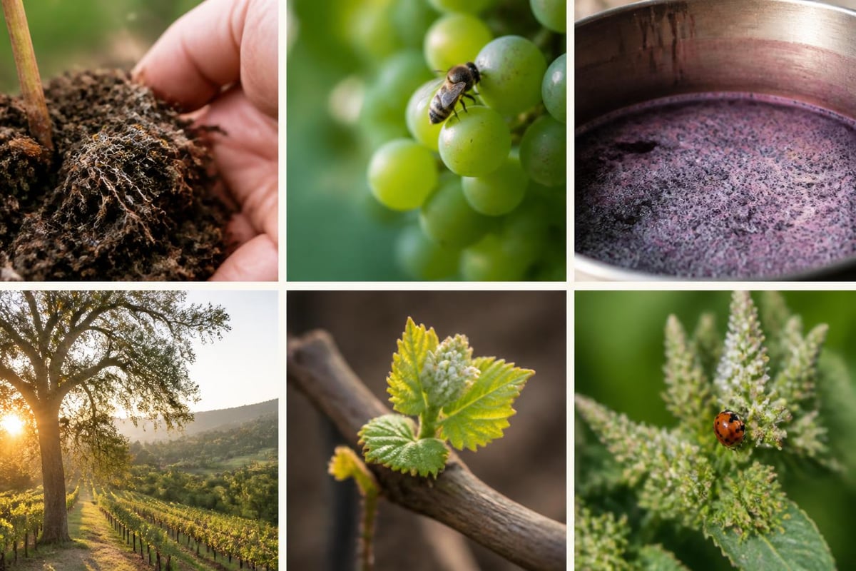 Living vineyard ecosystem